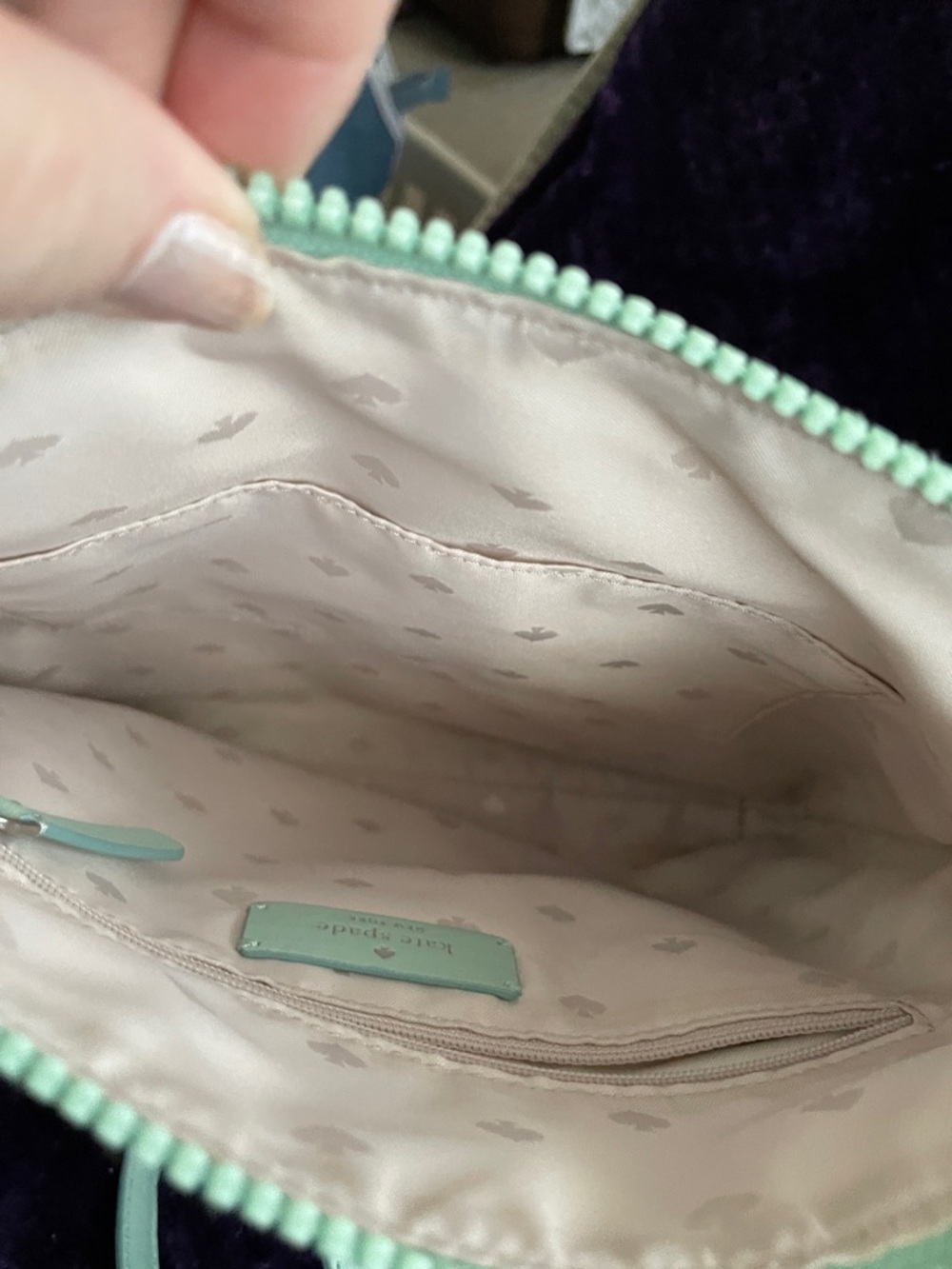 kate spade Ombre Mint to Cream Crossbody Bag - Picture 8 of 11